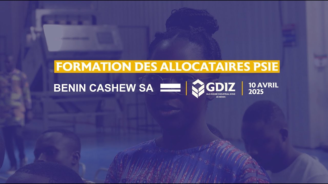 Benin Cashew SA's Special Employment Integration Programme (PSIE) at GDIZ Benin