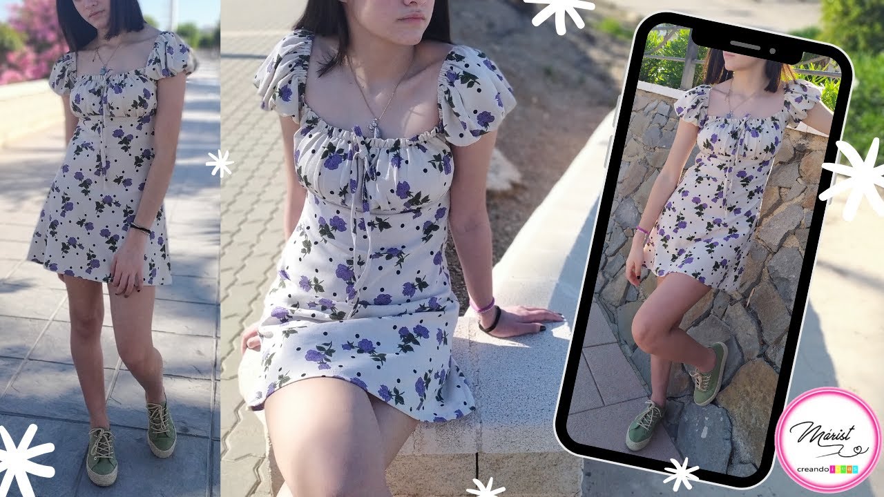 #42 Aprende a coser un vestido con frunces en minutos| 1ra Parte