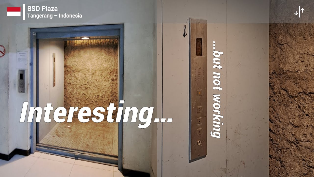 Strange Unknown Service Elevator | BSD Plaza, Tangerang, ID