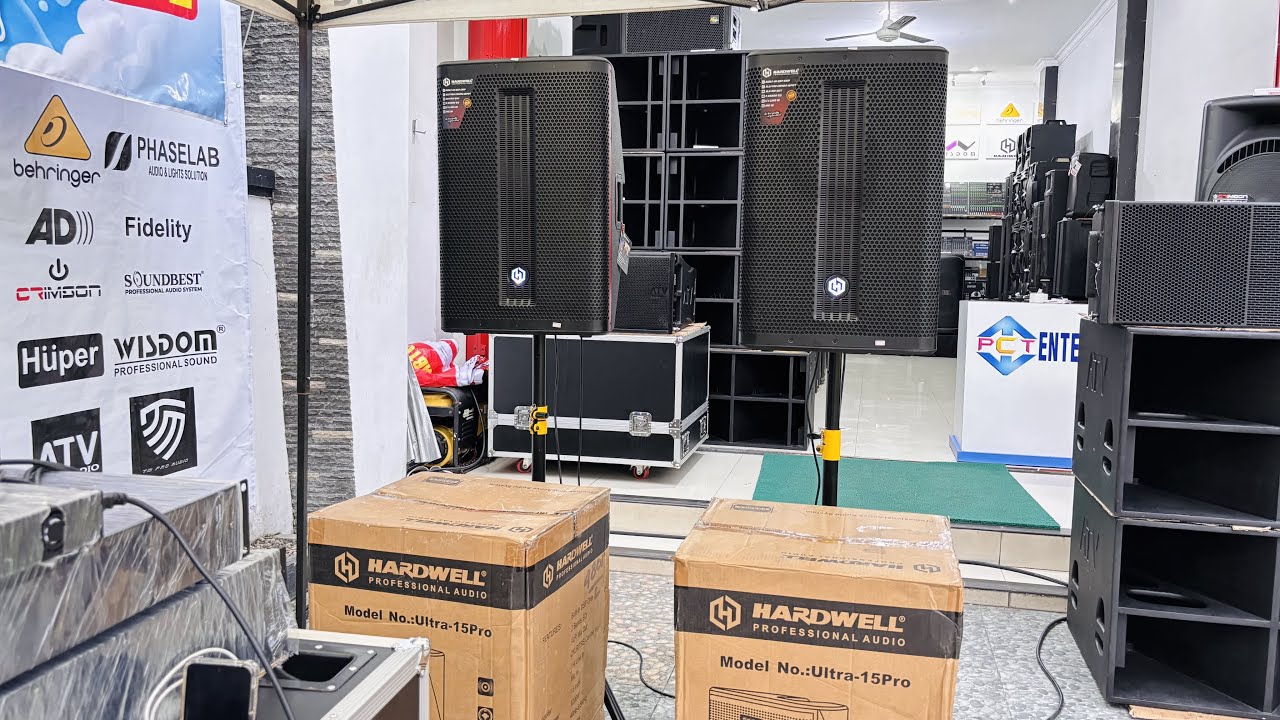 Speaker Seri Tertinggi Hardwell Ultra 15 Pro Jernih dan Kencang