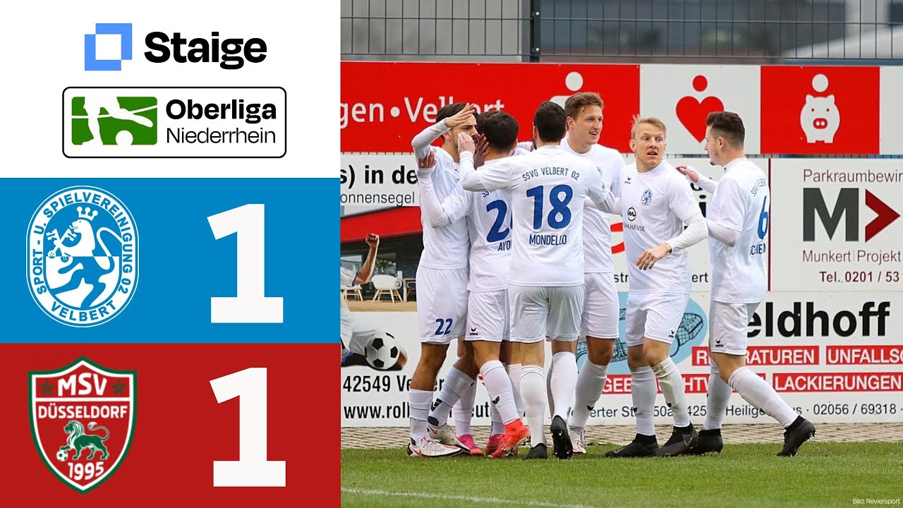 SSVg Velbert - MSV Düsseldorf | Highlights Oberliga Niederrhein - 1. Spieltag