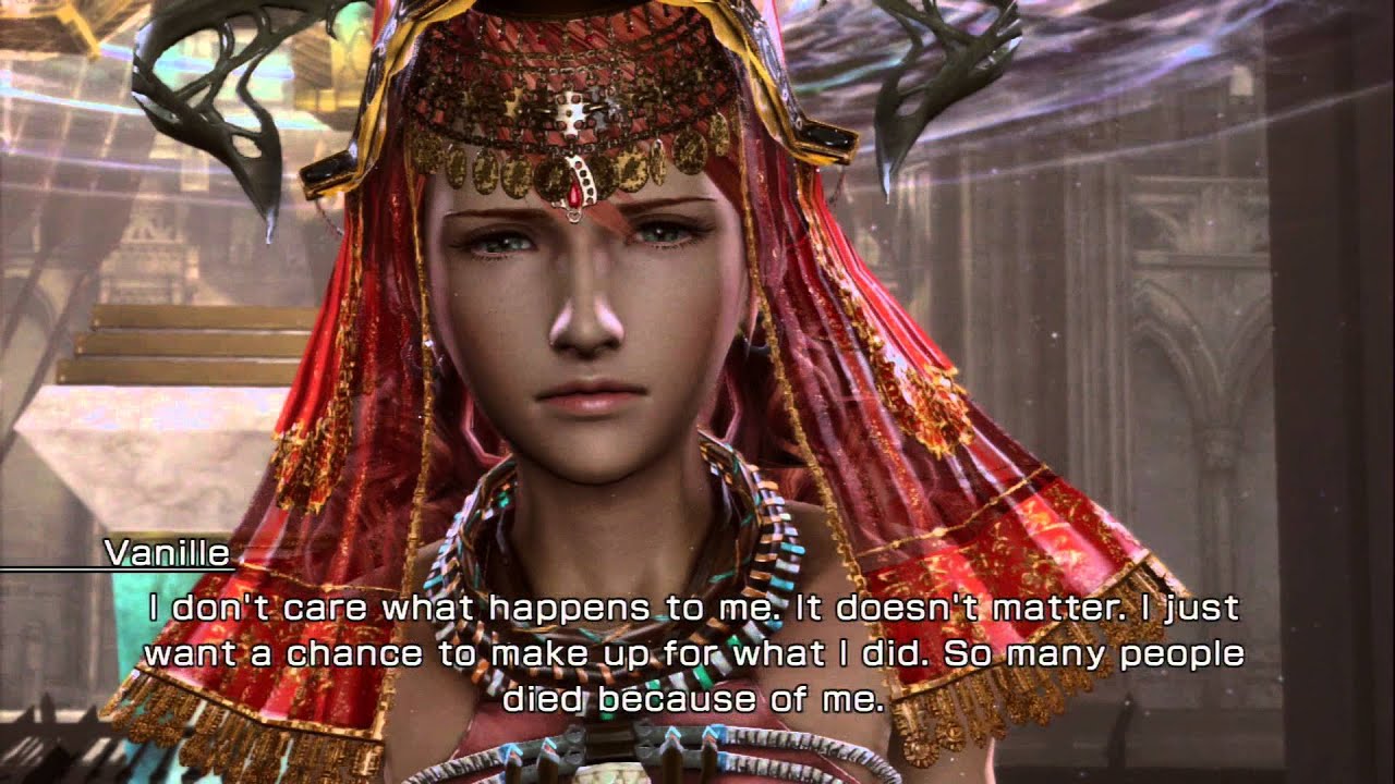 Lightning Returns: FF-XIII - The Final Day: Vanille Soul Song Ceremony, High Priestess, Fang Scene