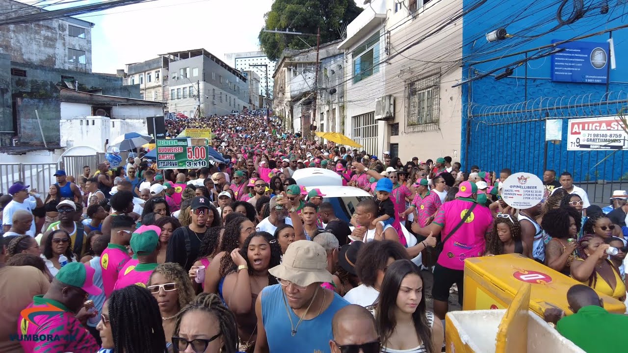 SALVADOR BAHIA -  DA LIBERDADE ATÉ O SANTO ANTÔNIO ALÉM DO CARMO VÍDEO COMPLETO DO ARRASTÃO DO SAMBA