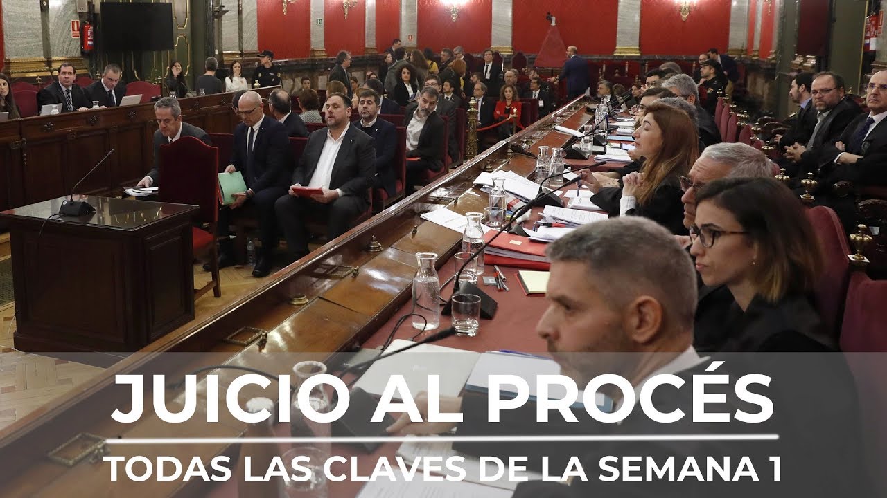 Resumen primera semana del juicio al 'procés': del alegato político de Junqueras a los cortes a VOX