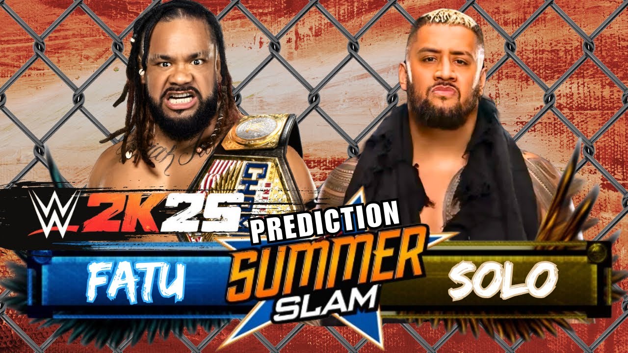 WWE SUMMERSLAM PREDICTION! - Jacob Fatu VS Solo Sikoa |Steel Cage Match|