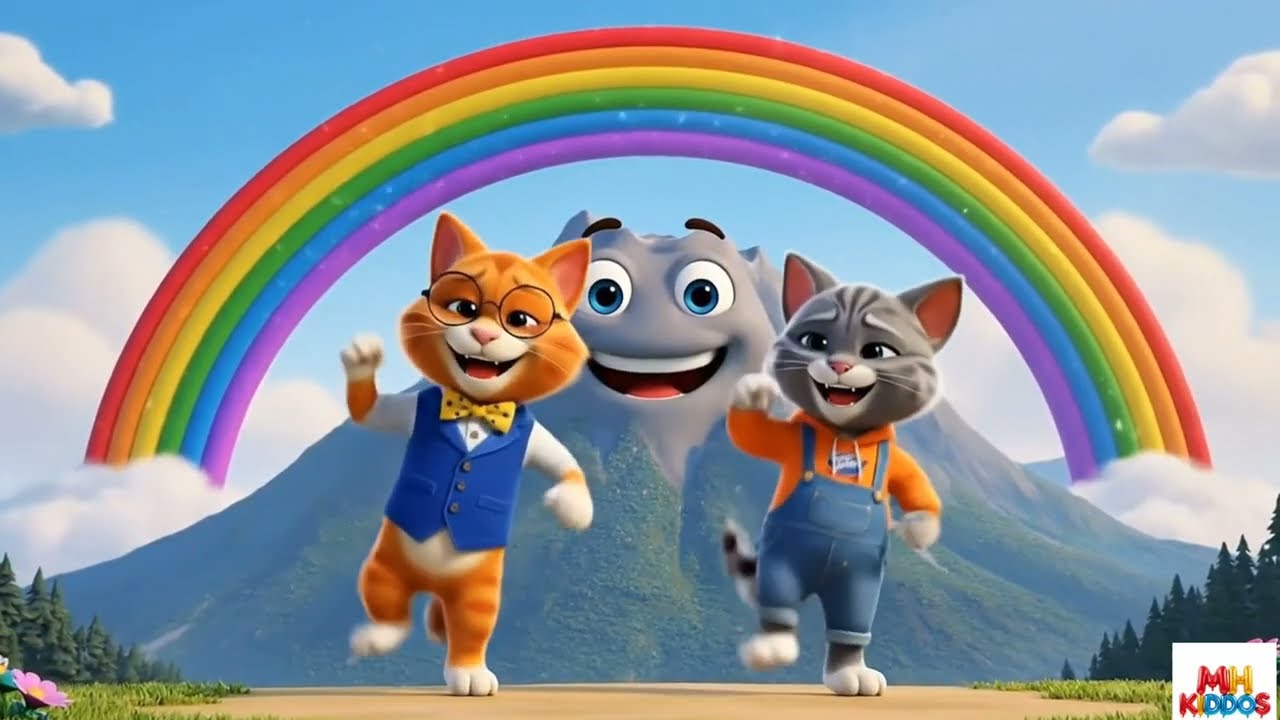 Magic Adventure with the Cat Family! 🐱✨ Jungle, Space & Dino Land | MH Kiddos