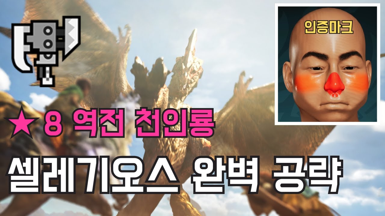 [MHWilds] 슬래시 액스 역전 천인룡 셀레기오스 공략 총 정리, 몬스터 육질, 패턴 분석, 세팅, 수렵 | ★8 셀레기오스 (역전의 개체) |