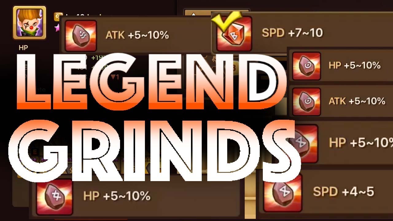 Legend Grinds + Re-apps! - Summoners War