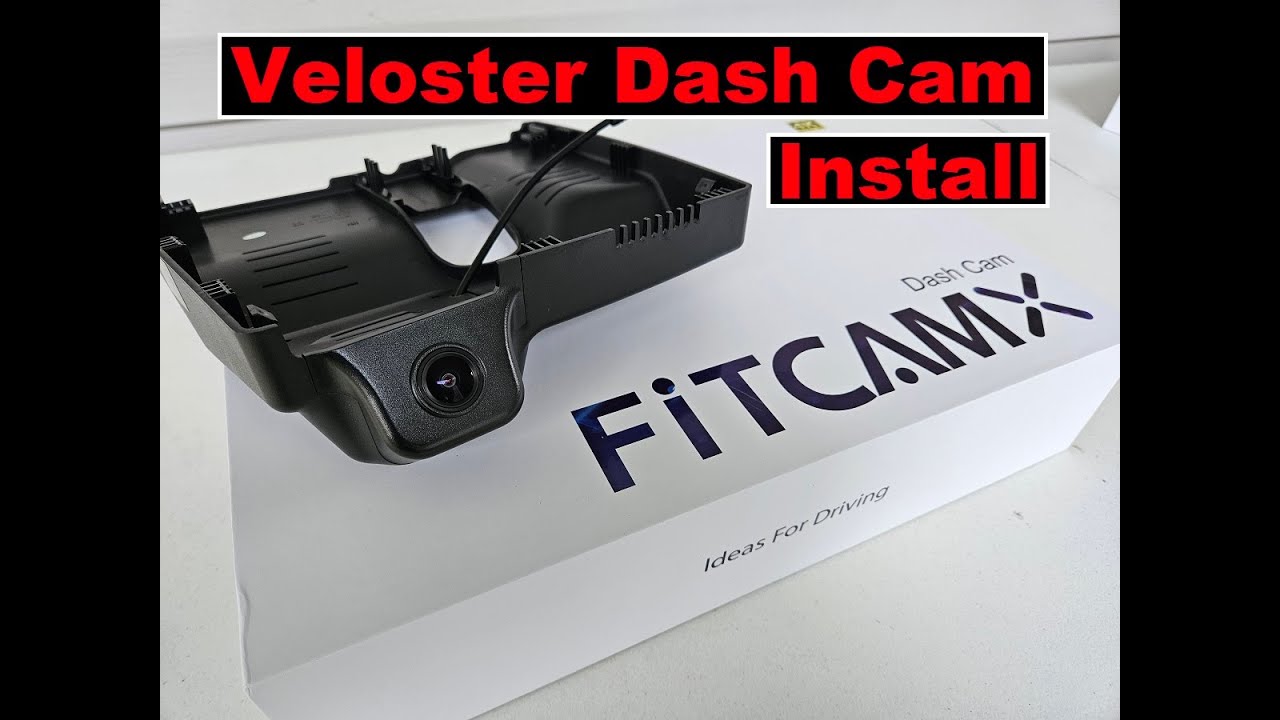 Установка и обзор видеорегистратора FITCAMX 4K #hyundai #veloster #velostern #dashcam #autocam