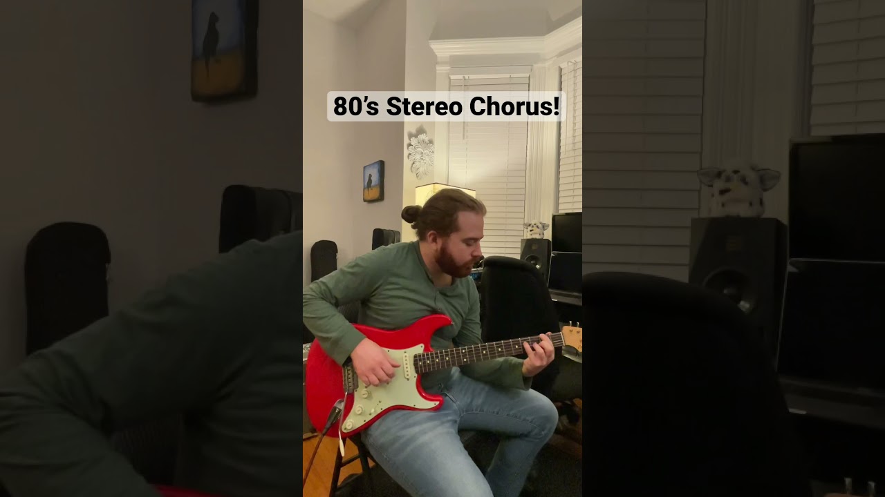 Playing with a little bit of ‘80s stereo chorus while going through songs for an upcoming gig!