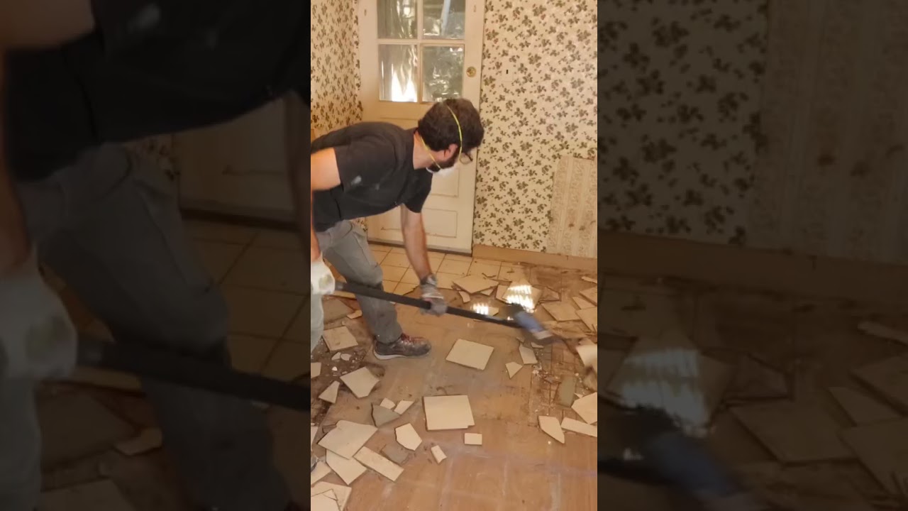 Kitchen Floor Removal Tips - #shorts