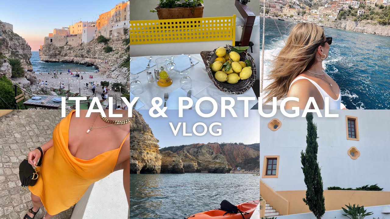 Italy & Portugal Weekly Vlog | Positano, Capri, Sardinia, Puglia, Lagos | Jaz Hand