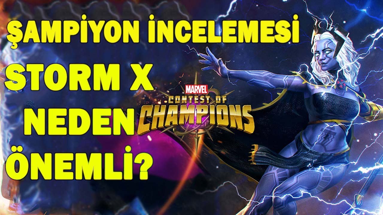 Şampiyon İncelemesi • Storm X(Fırtına Piramit X) | Marvel Şampiyonlar Turnuvası (MCOC)