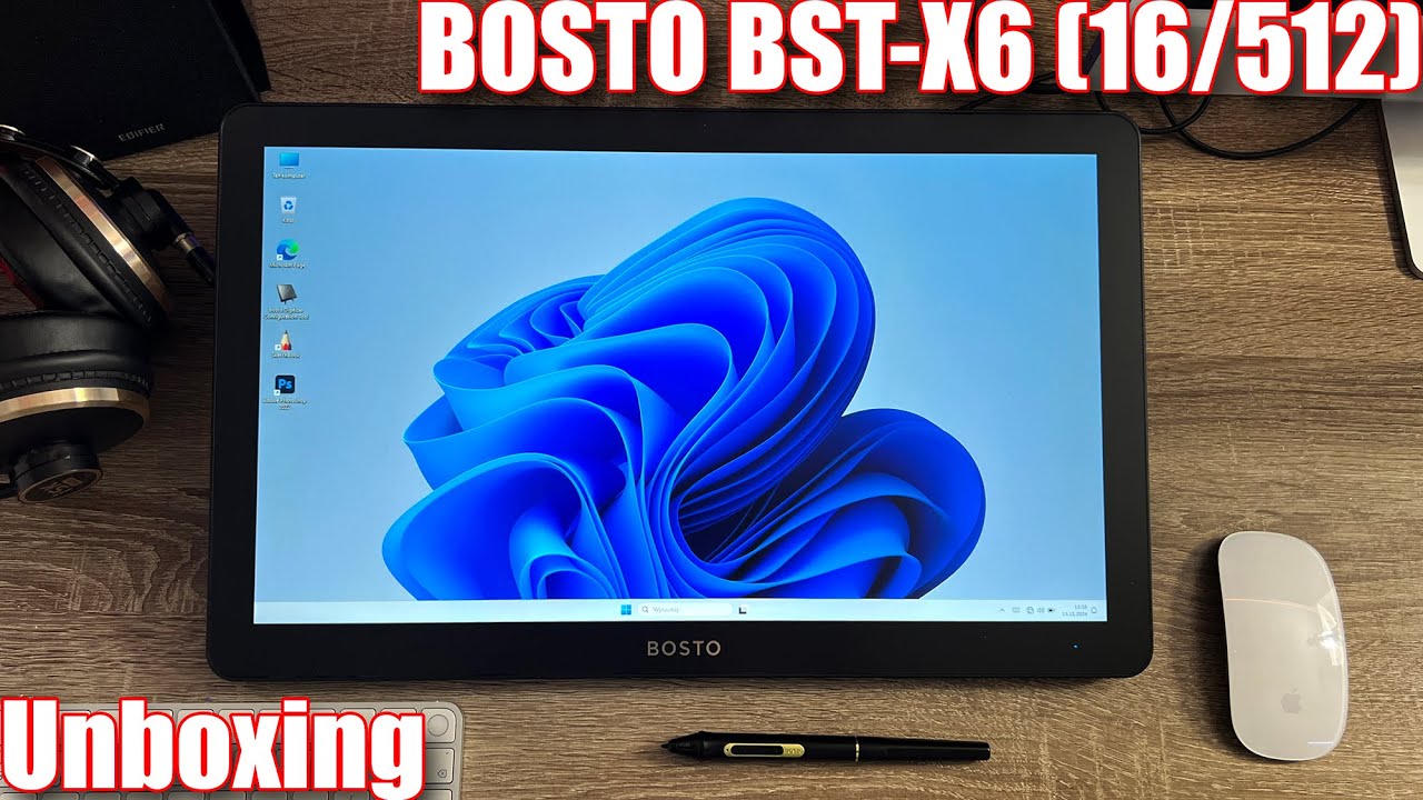 Unboxing Tabletu graficznego All in One BOSTO BST-X6 (16/512)
