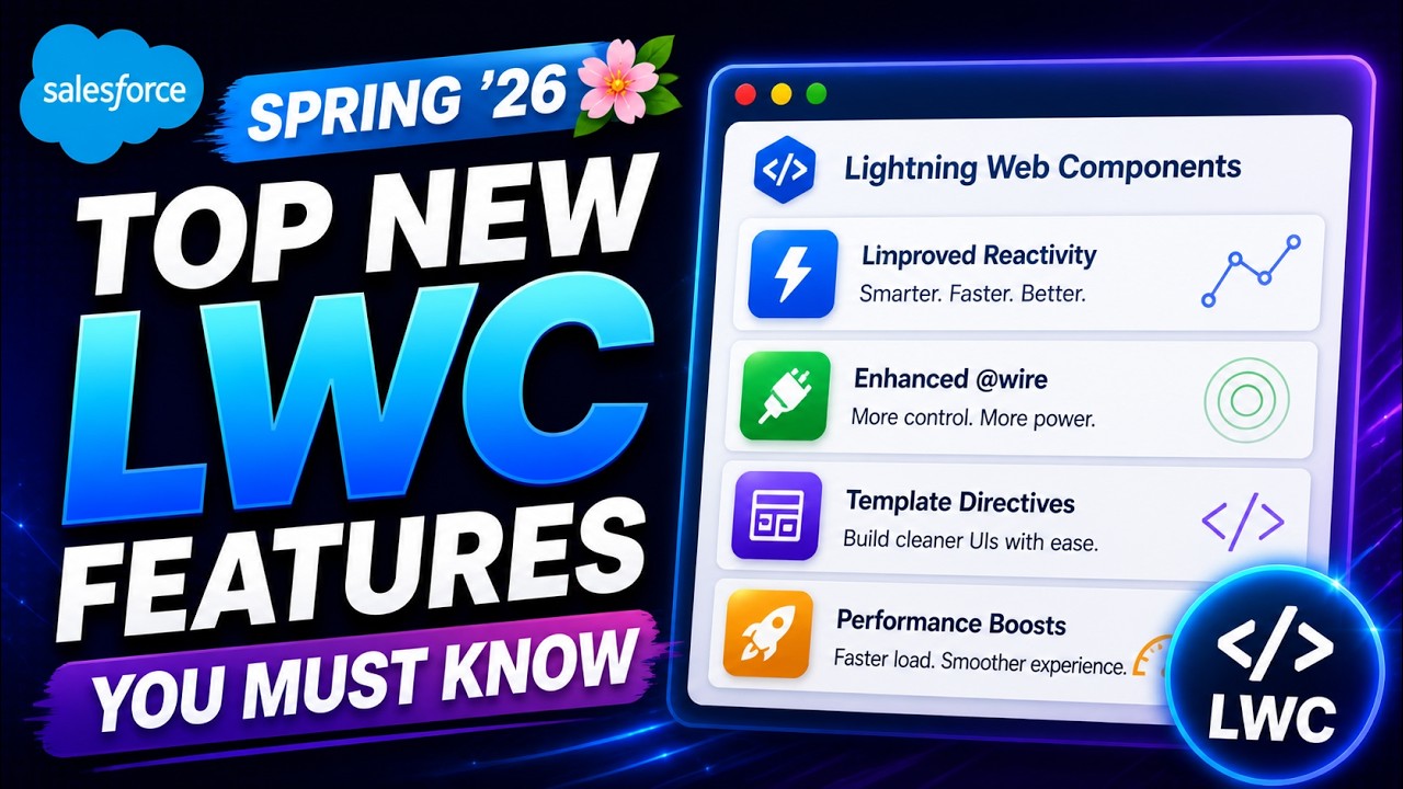 🚀 Salesforce Spring ’26: Главные новые функции LWC, о которых вы должны знать | @SalesforceHunt