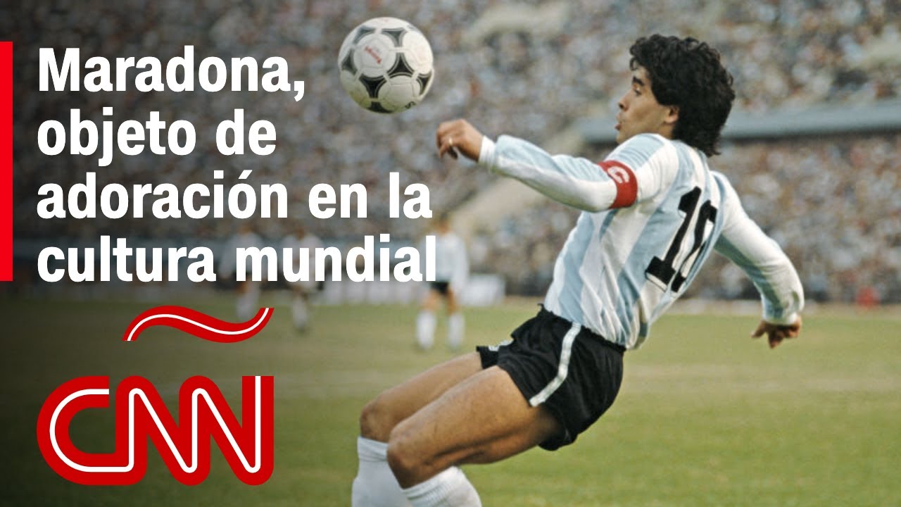 Maradona, objeto de adoración en la cultura mundial