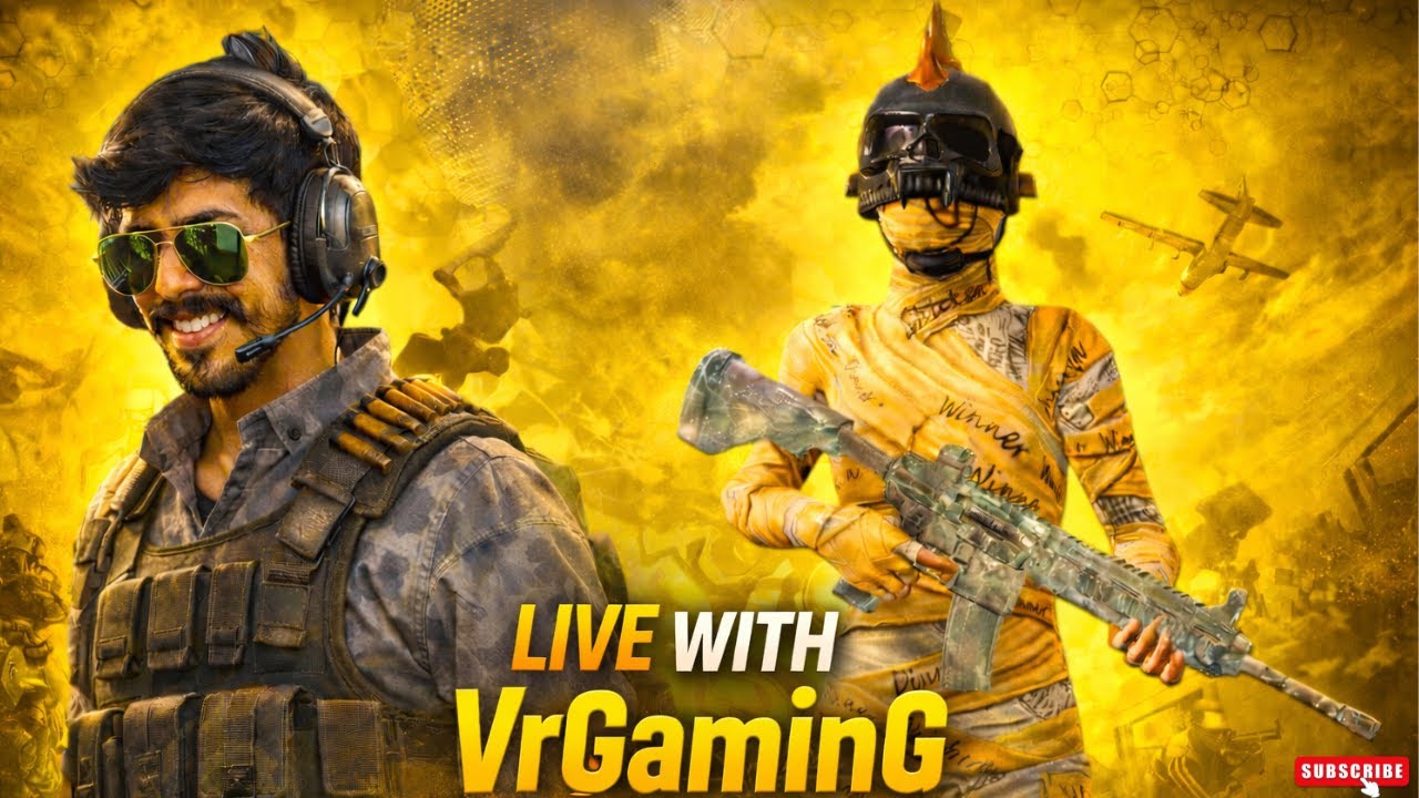 LIVE PUBG MOBILE GAMEPLAY WITH VrGaminG | High Kill Battles