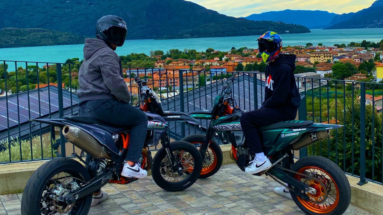 SUPERMOTO NA LAKE COMO !!