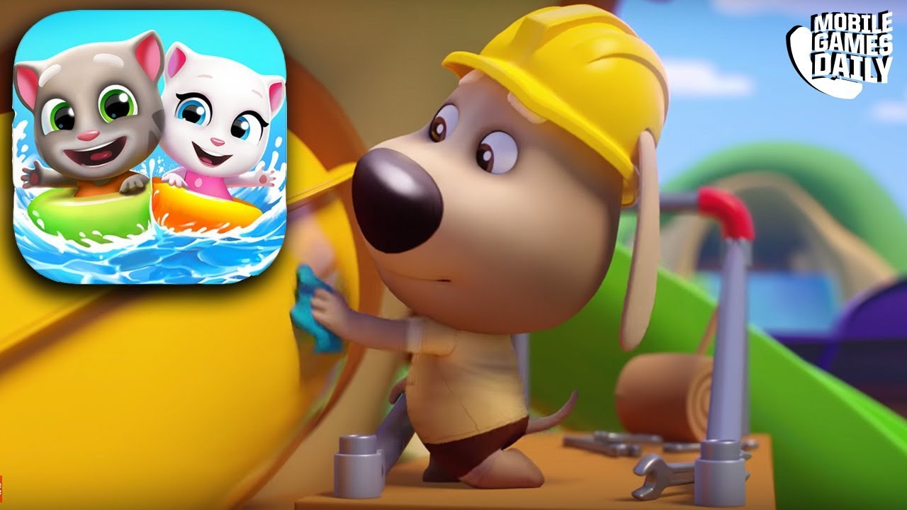 TALKING TOM POOL - Levels 75 76 77 78 79 80 81 82 (iOS Android)