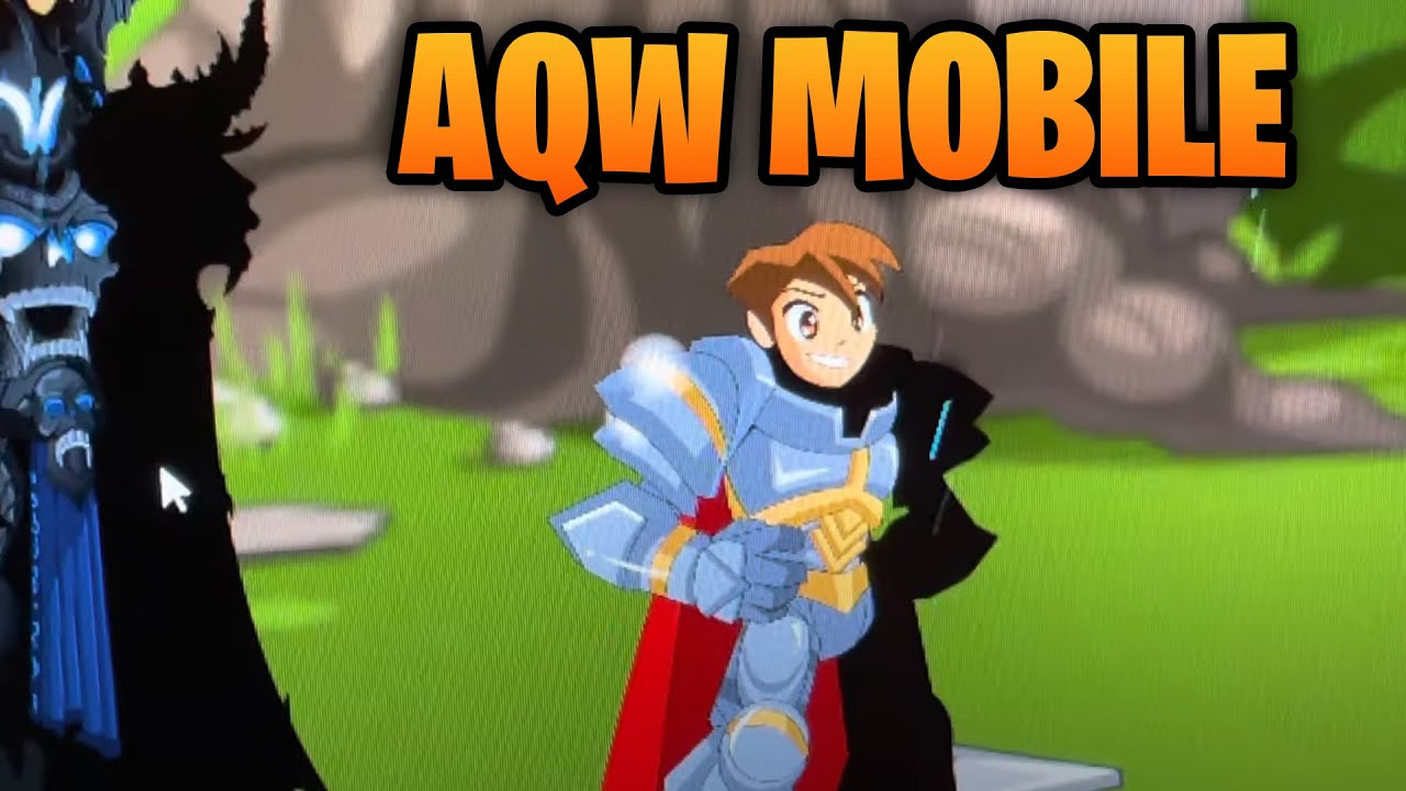 New AQW Mobile Gameplay! Blue Darkcaster! AQWorlds