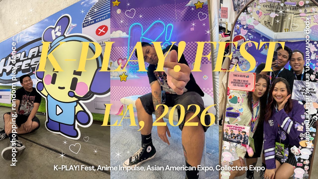 K-PLAY! FEST 2026 [vlog 29] - KPOP, anime, and more!