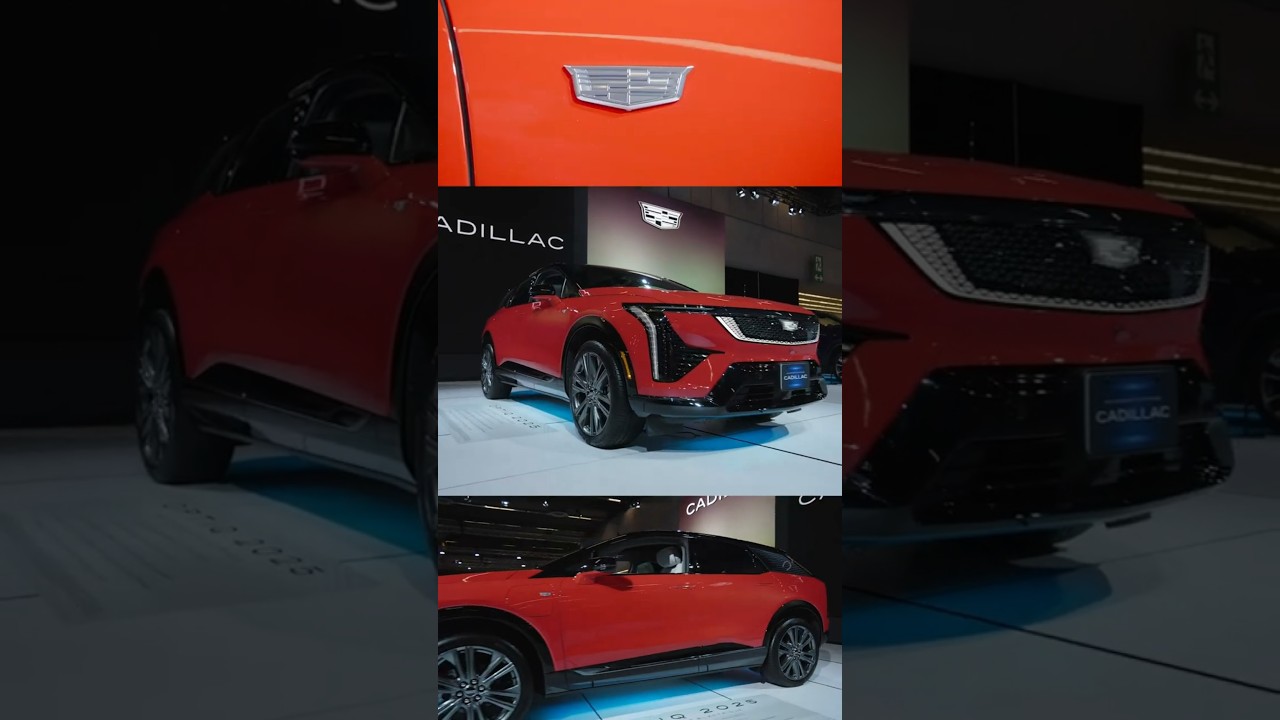 Is it an outfit or a vehicle? All-electric #OPTIQ  #Cadillac