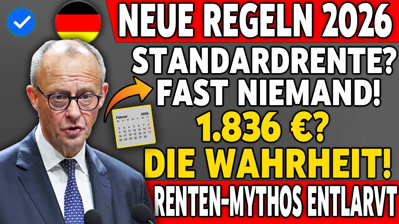 Deutsche Rentenfalle 2026 | Warum kaum jemand 1.836 € Rente bekommt | Schockierende Fakten