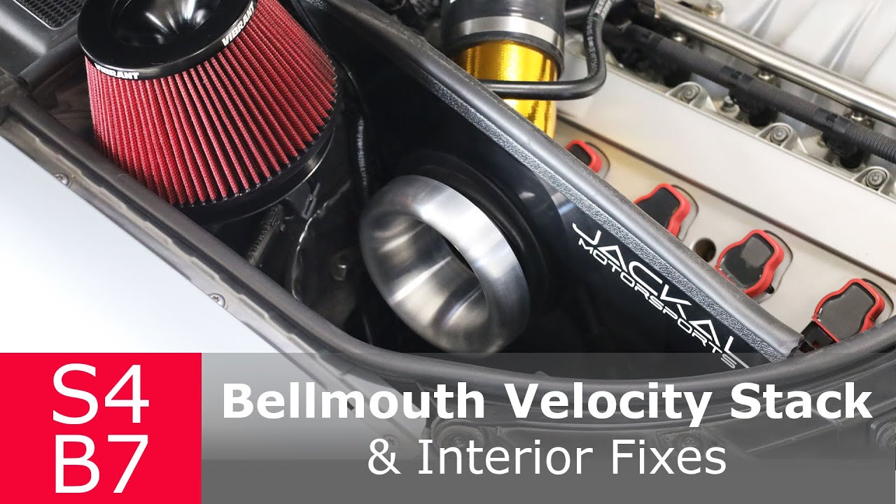 Velocity stack intake testing & interior upgrades feat. RS4 carbon trim and glovebox fixes