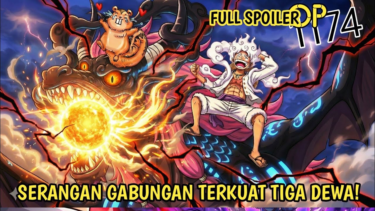 FULL SPOILER ONE PIECE 1174 - GILA! LUFFY RESMI JADI YG TERKUAT DI LAUTAN! NAGA LOKI GAK ADA LAWAN!