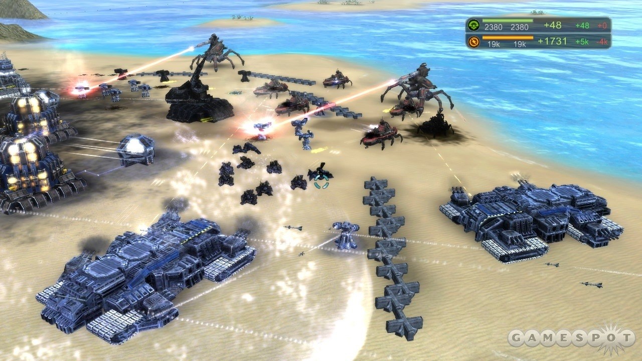 Страдаю против жульнического ИИ в Supreme Commander