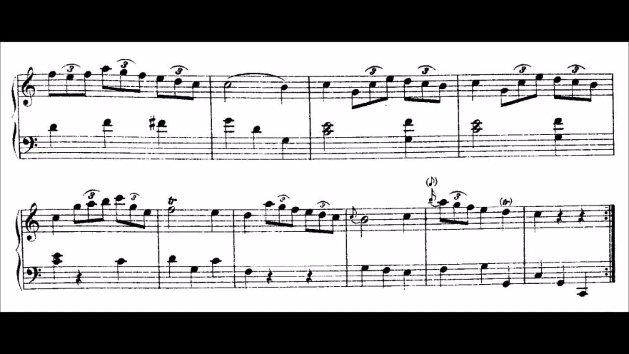 Orchestration: Menuet & Trio from Haydn's first piano sonata