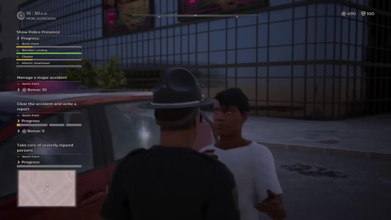 Police simulator.