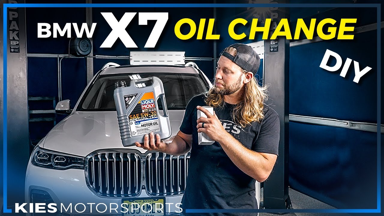 How to change the oil in a BMW X7 40i G07 (and how to reset the oil light!)