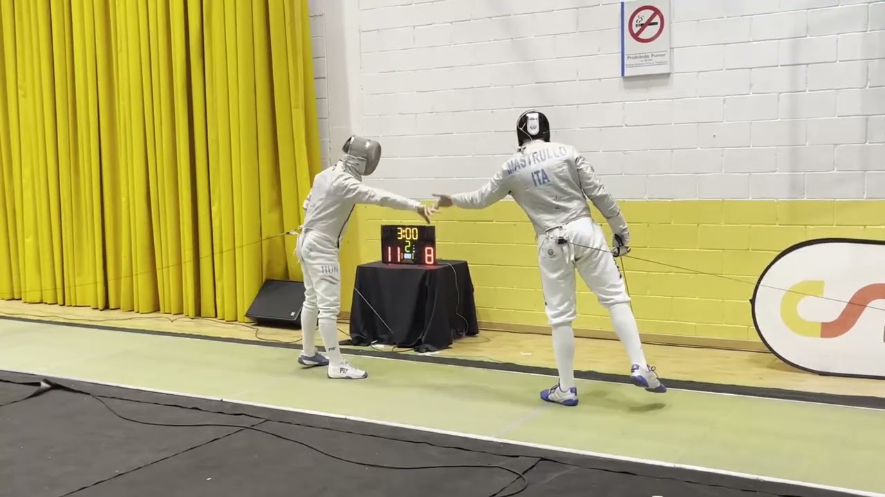 Madrid World Cup 2024 SMS - P128 - Nikolasz Iliasz HUN v Marco Mastrullo ITA