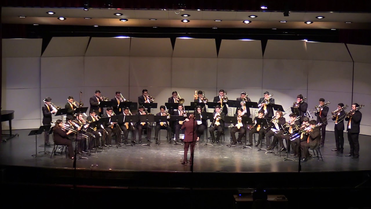TAMUK Trombone Choir performs In Their Gentle Presence by Daniel Isgar - JJ Padilla