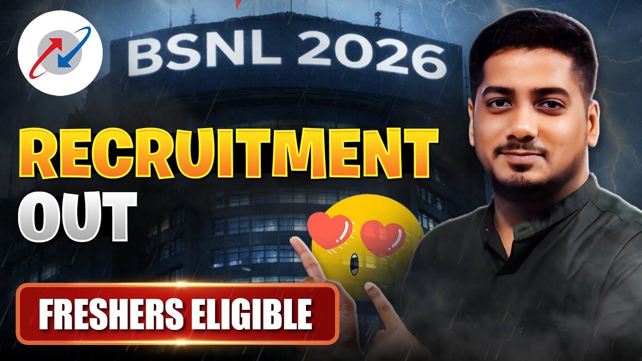 BSNL Senior Executive Trainee Notification Out | BE/BTech Freshers Eligible 