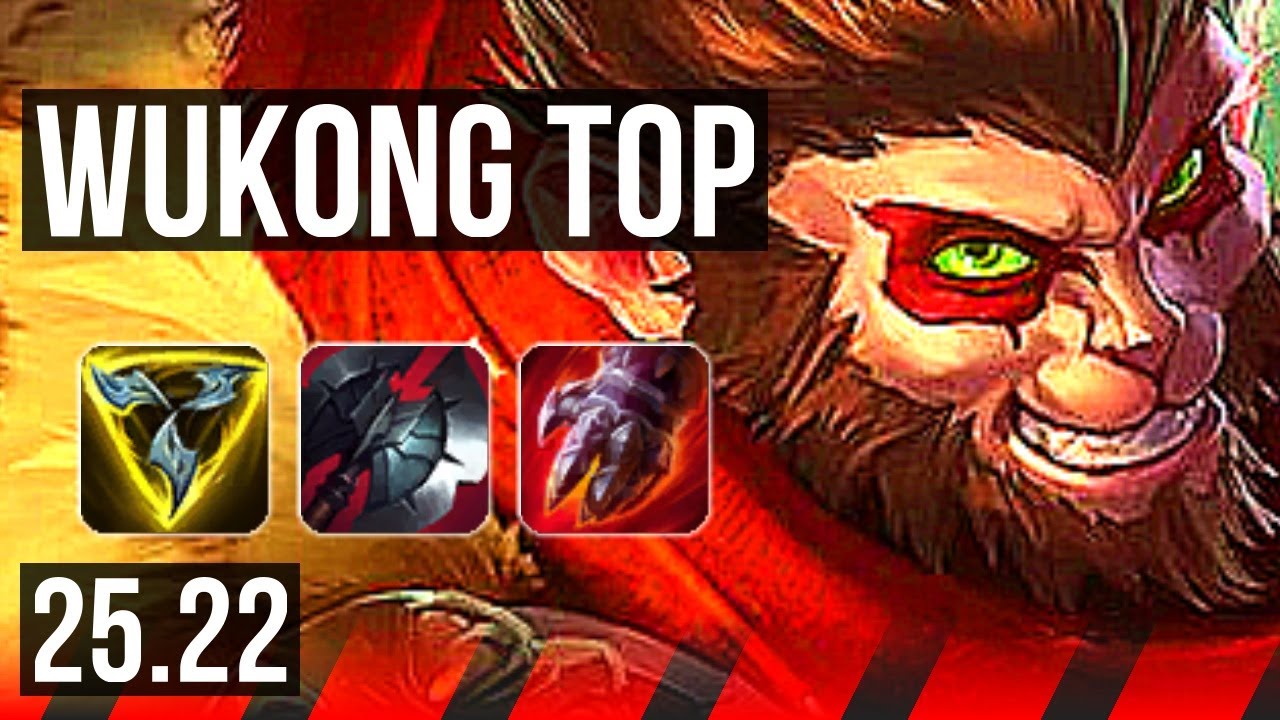 WUKONG vs DARIUS (TOP) | 14/2/8, Godlike | EUW Master | 25.22