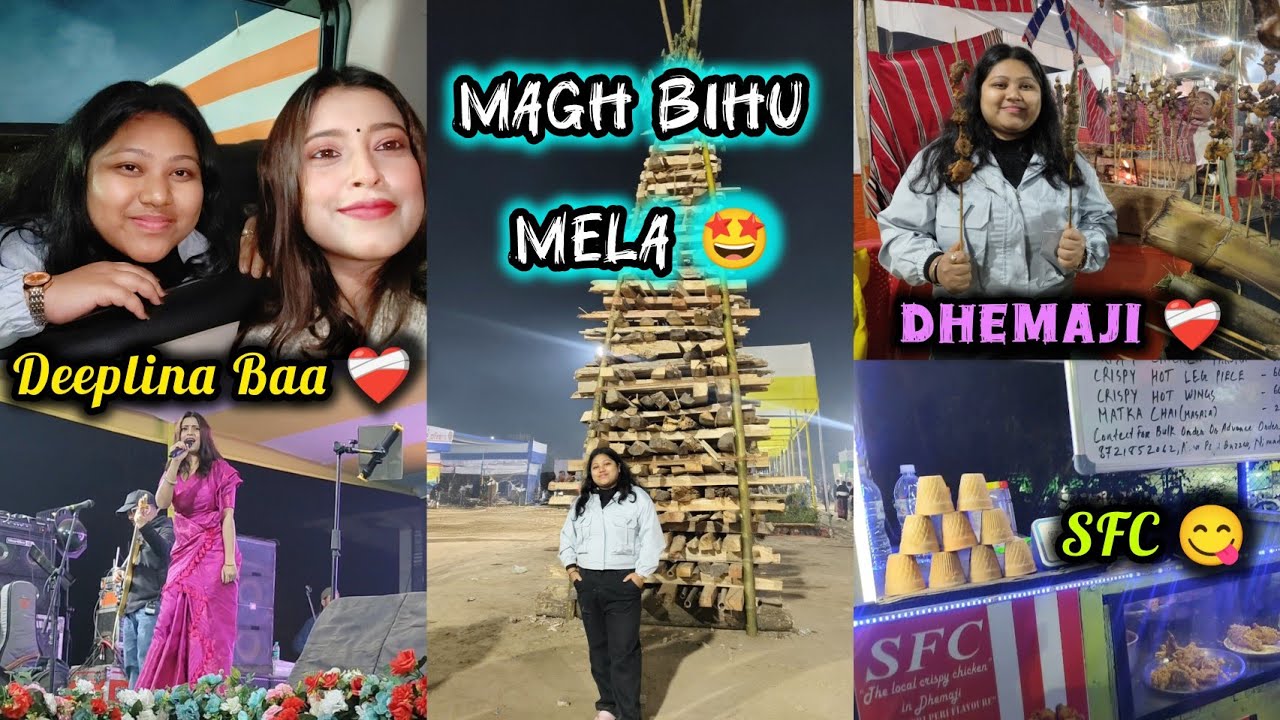 Magh Bihu Mela 🤩 ll Dhemaji ❤️‍🩹