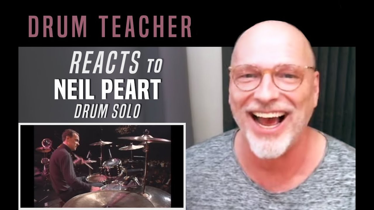 Drum Teacher Reacts to Neil Peart  - Drum Solo
