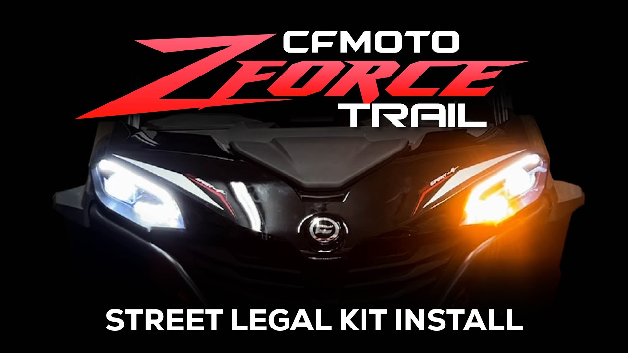 CFMOTO ZFORCE Trail - Street Legal Kit Install | WD ELECTRONICS
