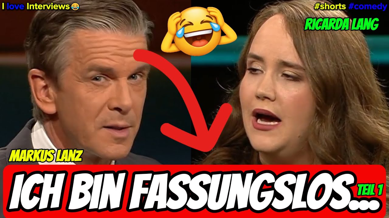 Ricarda Lang bei Lanz: Selbstverliebt, abgehoben &ndash; und v&ouml;llig fern jeder Realit&auml;t 😂@FASSUNGSLOS