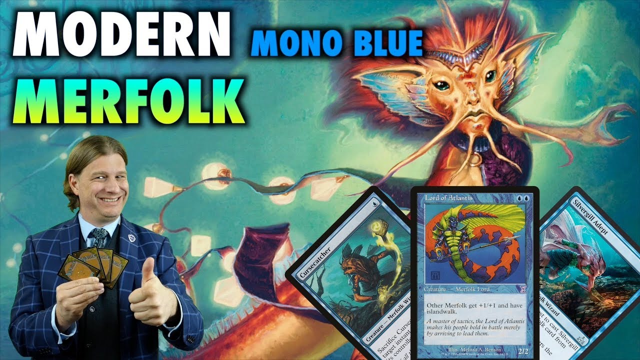MTG - How To Build Mono Blue Modern Merfolk! A powerful yet affordable deck for Magic: The Gathering