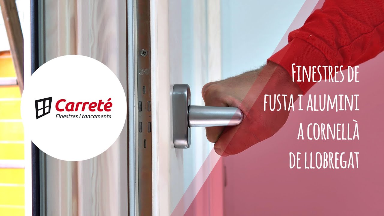 Finestres de fusta i alumini a Cornell&agrave; de Llobregat