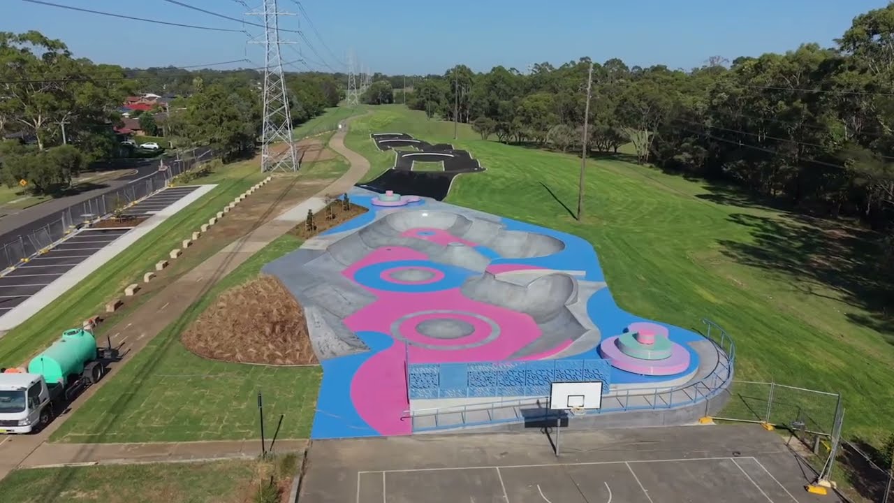 Sue Savage Reserve Improvements, Parramatta | Pump Track, Skate Park & Public Space Upgrade