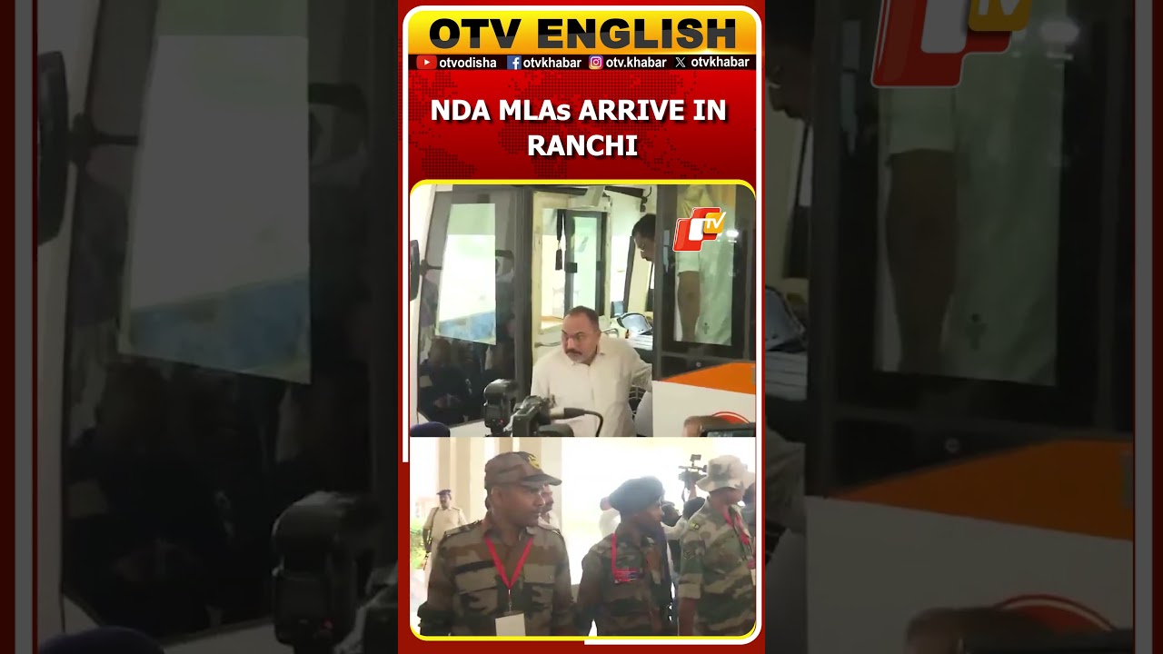 BJP-NDA MLAs Arrive In Ranchi For Rajya Sabha Elections In Jharkhand | OTV