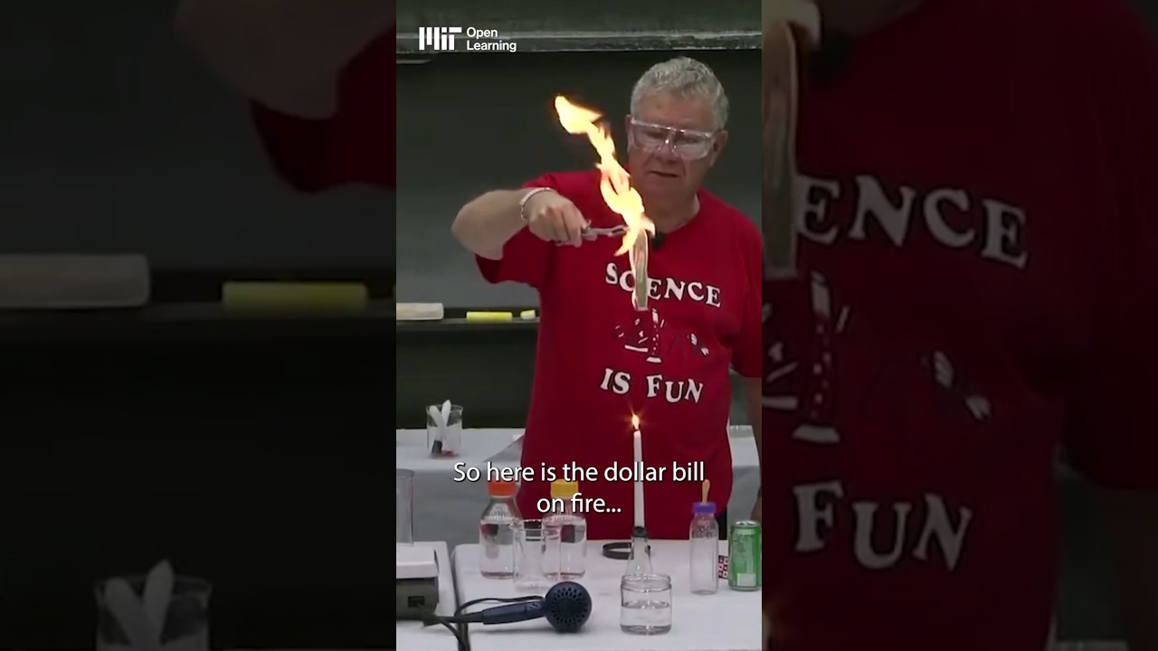 Эта долларовая купюра не горит — вот почему.