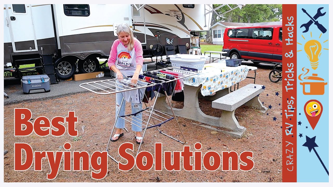 Tips For Drying Clothes Without A Dryer: CRAZY TIP TUESDAYS - Full Time RV Family of 9