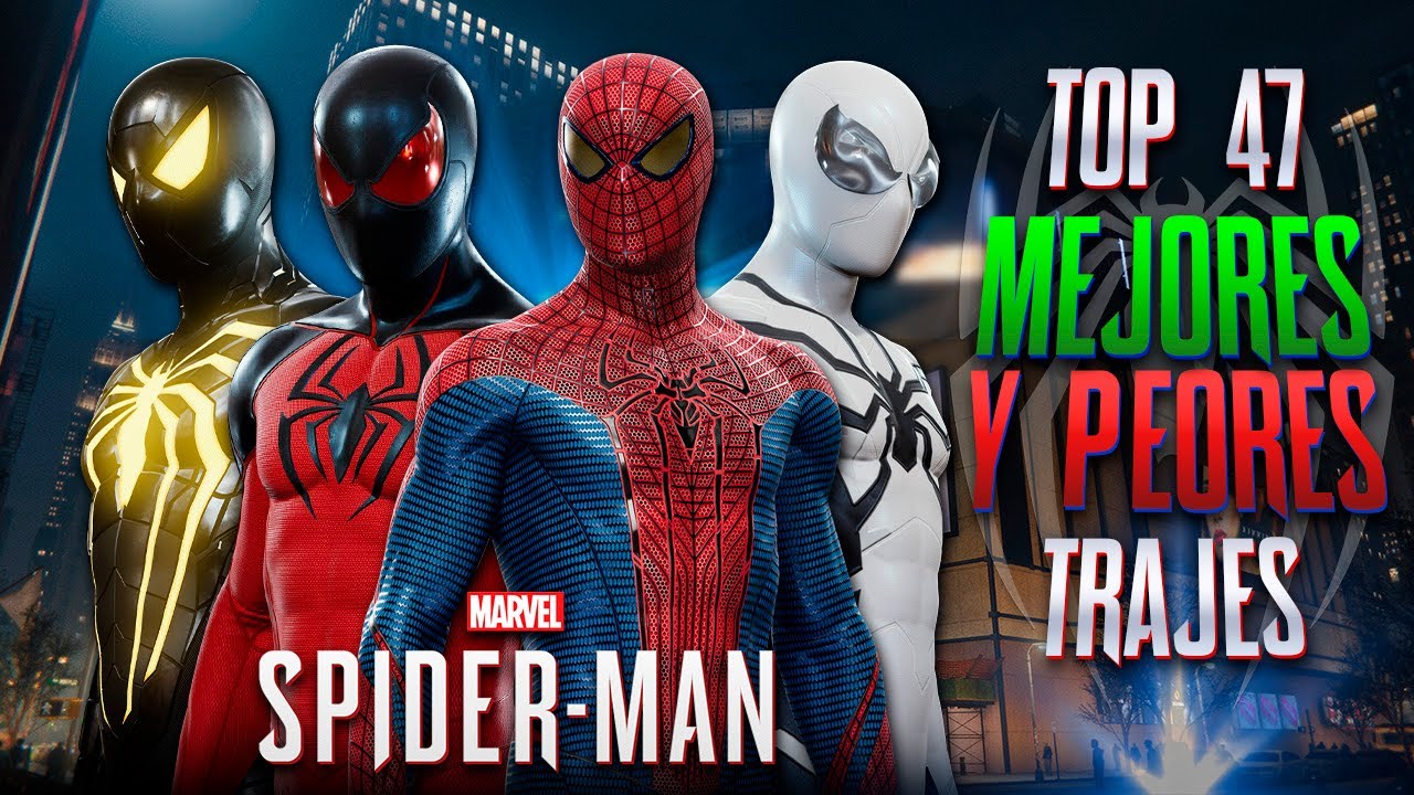 Top 47 Mejores Trajes de Marvel´s Spider-Man