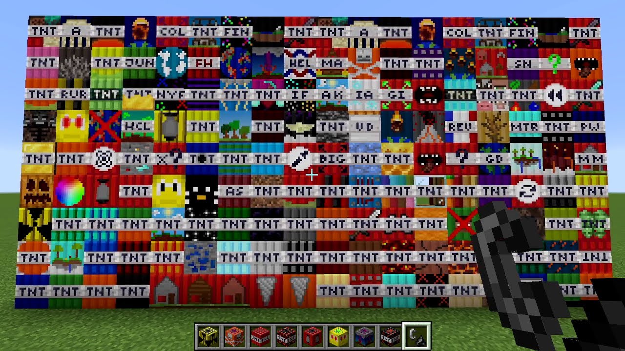 Minecraft: Amazing LUCKY TNT MOD (30+ TNT EXPLOSIVE) TOO MUCH MORE TNT MOD Part 1