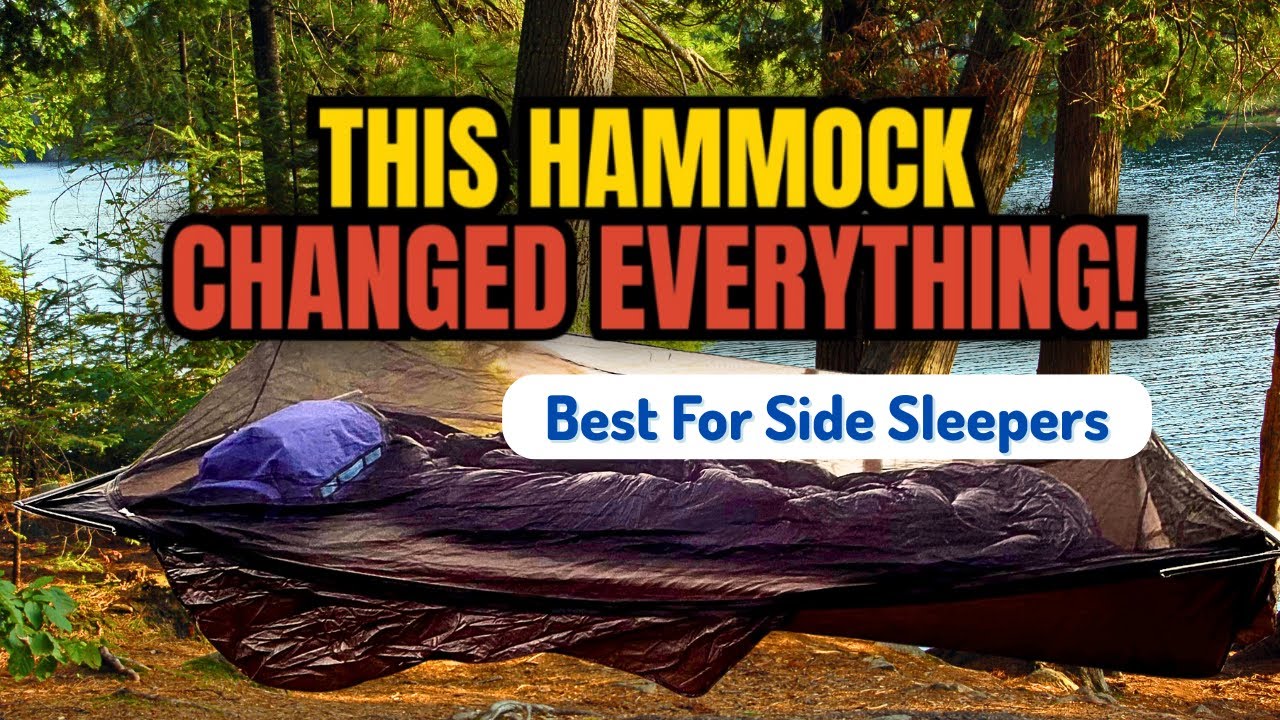 Most Comfortable Hammock for Backpacking Side Sleepers - Warbonnet Ridgerunner Changes Everything!